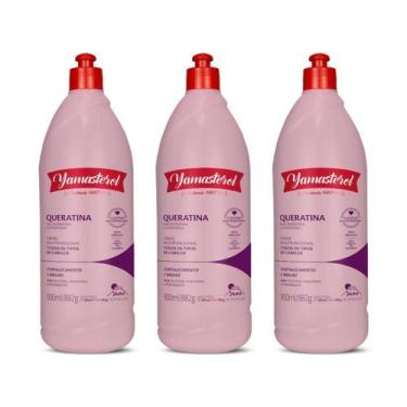 Imagem de Kit 3 Yamasterol Queratina 900ml - Yamá
