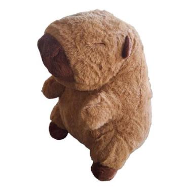 Imagem de Pelúcia Capivara Fofo Fofinho Bichinho Ursinho Presente Fofa - capivar
