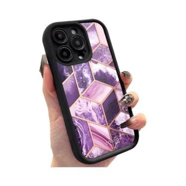 Imagem de Capa De Silicone Macia Com Padrão De Mármore Para iPhone 16 pro Max 15