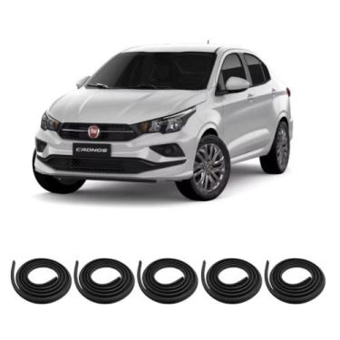 Imagem de Kit Borracha Vedação Das 4 Portas + Borracha Do Porta Malas do Cronos 