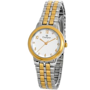 Imagem de Relógio Champion Feminino Bicolor Aço Inox 50m Quartz-Feminino