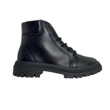 Imagem de Bota Coturno Feminina Confort Moleca Cano Médio-Feminino