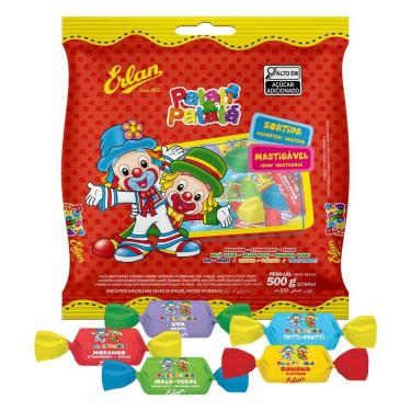 Imagem de Bala Erlan Mastigável Sortida Patati e Patata 500g
