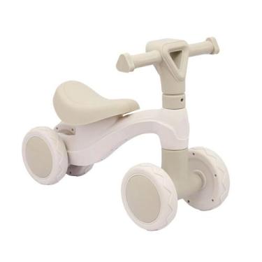 Imagem de Bicicleta de Equilíbrio Sem Pedal 4 Rodas Bege Zippy Toys