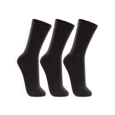 Imagem de Meia Lupo AM Sport Kit3 Cor:PretoTamanho:M, Preto, M