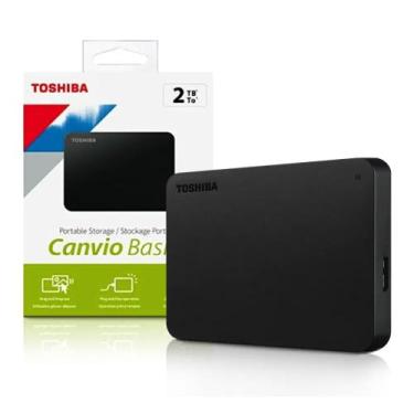 Imagem de Hd Externo 2tb 2,5 Usb 3.0 Canvio Basics HDTB520XK3AA Toshiba
