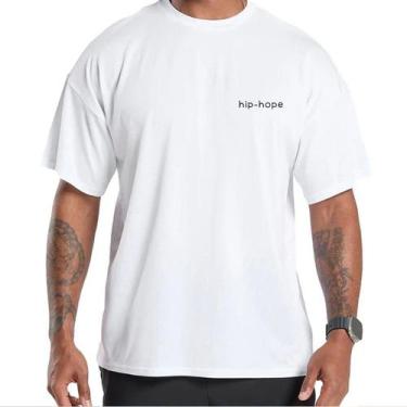 Imagem de Camiseta Masculina Oversized Algodão Streetwear Fitness Academia HipHo