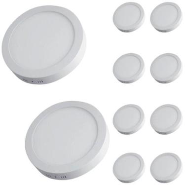 Imagem de 10 Luminárias Plafon Led 24w Philips 6500k Bivolt Embutir