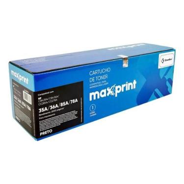 Imagem de Toner Compatível Maxprint CE285A CB436A 85A Preto 2000 Páginas