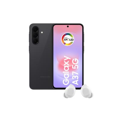Imagem de Smartphone Samsung Galaxy A37 5G Tela 6.7" 256GB Preto + Fone de Ouvido Buds Core Branco