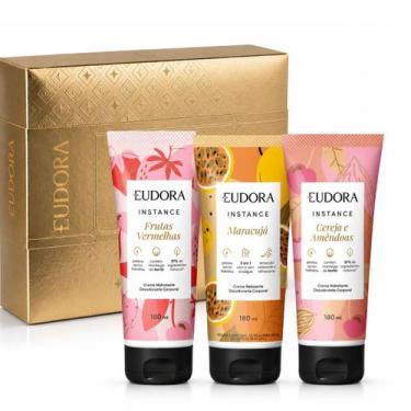 Imagem de Kit Eudora Instance Creme Desodorante Corporal: Frutas Vermelhas, Mará