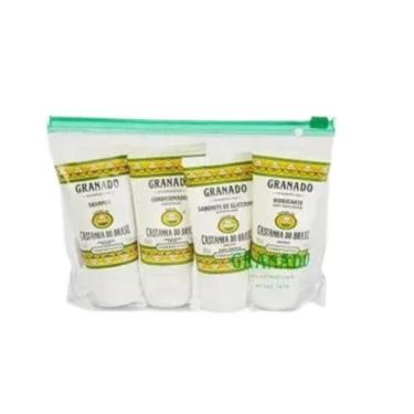 Imagem de Granado kit miniaturas shampo cond sab liq hidratan 4un 50ml