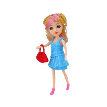 Imagem de Boneca Troca Roupa Acessório Jennifer Fashion Brinquedo - CKS, Loira