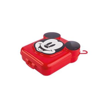 Imagem de Sanduicheira Infantil Disney Mickey Escolar 3d Plasútil - Plasutil