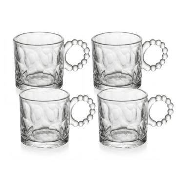 Imagem de Conjunto de Xícaras de Café de Cristal Balls 100ml   - Wolff, 4 Peças