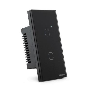Imagem de Interruptor smart wi-fi touch 2 tecla ews 1002 preto - INTELBRAS