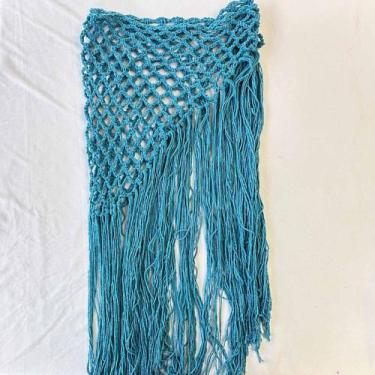 Imagem de Saída de Praia de Tricô Longa Franja Moda Praia Tendência  - Like4you,