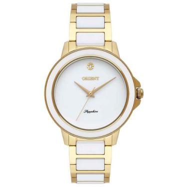 Imagem de Relógio Orient CERÂMICA Feminino FTSS0100, Branco