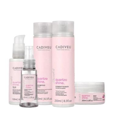Imagem de Kit Cadiveu Essentials Quartzo Shine Shampoo Condicionador Fluído Másc