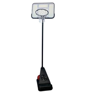 Imagem de Tabela de Basquete SU-TAB4 Altura Ajustável com Bola e Rodinhas Preto AB Mídia