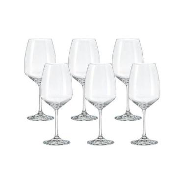 Imagem de Jogo de Taças para Água Aroma 6 Unidades 560ml Cristal Ecológico Trans