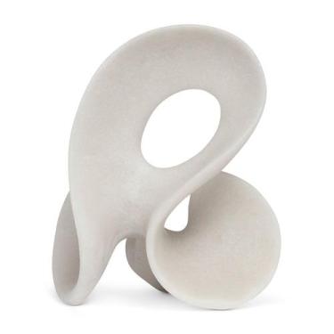 Imagem de Escultura Decorativa Abstrata em Poliresina 23cm 21141 Mart