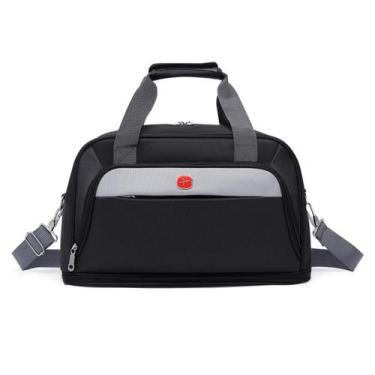 Imagem de Bolsa Viagem Compacta Expansível Impermeável Mala De Bordo Masculina e