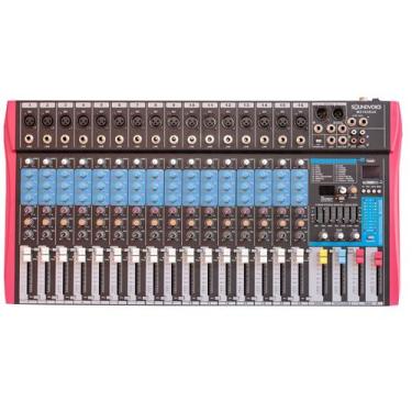 Imagem de Mesa de som soundvoice 16 canais ef/eq ms- 162 eux usb mp3 player