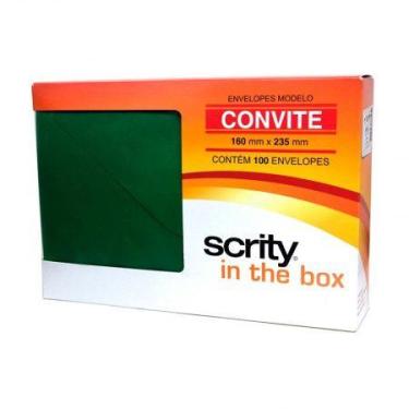 Imagem de Envelope Color Plus Verde Escuro 160x235mm 100und Scrity