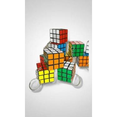 Imagem de Chaveiro Cubo Mágico 3x3 Mini 12 Unidades - Congratulations Store