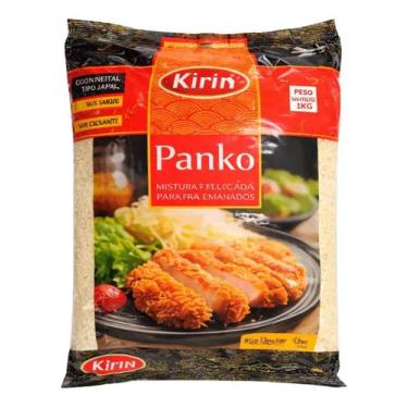 Imagem de Farinha Panko Flocada P/ Empanar Crocante Oriental 1kg - Kirin