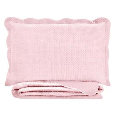 Imagem de Cobre Leito King Rose Velvet Neo - Camesa