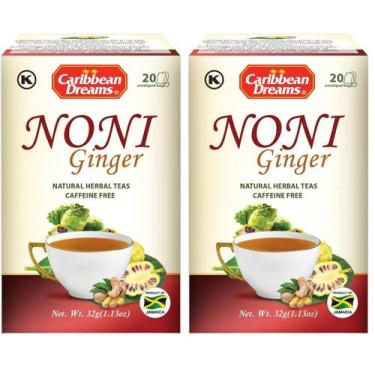 Imagem de Chá Noni com Gengibre Caribbean Dreams 20 Sachês Pacote com 2