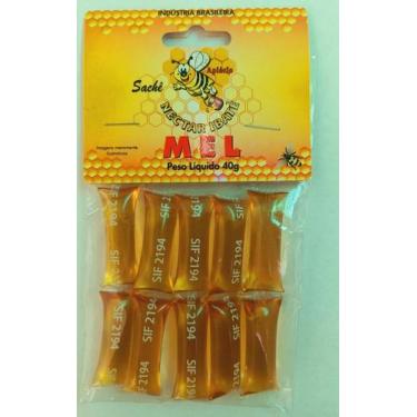 Imagem de Mel com 10 sachês 40g Sabor Tradicional - Nctar Ibat