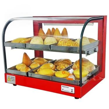 Imagem de GD6 - Estufa Gama para salgados 6 bandejas Dupla Vermelha - 127V - Ome