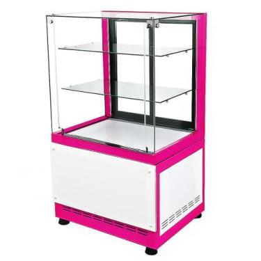 Imagem de DBCR.70 - Balcão Refrigerado Clean para bolos e doces 70cm Rosa - 127V