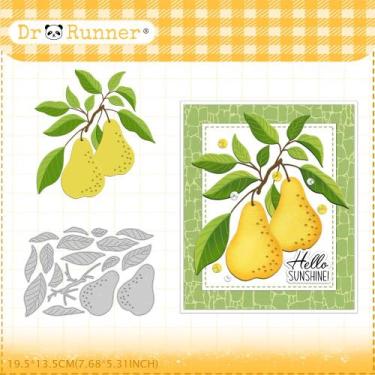 Imagem de Matriz de corte metálica Dr.Runner  conjunto de scrapbooking com flore