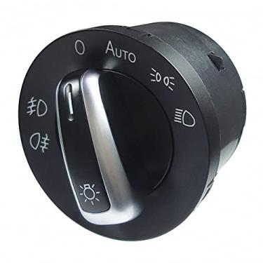 Imagem de Chave Luz Golf 2007 Ate 2014 Jetta 2006 Em Diante Passat 2006 Em Diante Tigan 2010 Ate 2015 5Nd941431B 10 Terminais Farol Lanterna Neblina