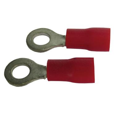 Imagem de Terminal Anel Vermelho Para Fio/Cabo 0,5-1,5Mm2 Com 5 Peças