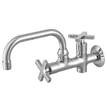 Imagem de Torneira para Tanque com Adaptador para Máquina de Lavar 1175 C28 Meber Metais Cromado