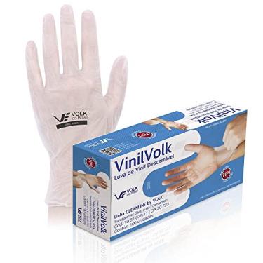 Imagem de Volk Luva Vinil Tam M Sem Po C/100Un