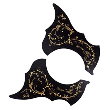 Imagem de Vaveren 2 peças 40 41 polegadas folk palhetas de guitarra palhetas kit de instrumentos canhotos e destros