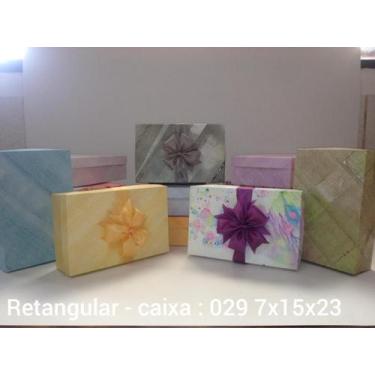 Imagem de 10 Caixa Presente Retangular Presentes Sortidas Tamanhos - Contageart
