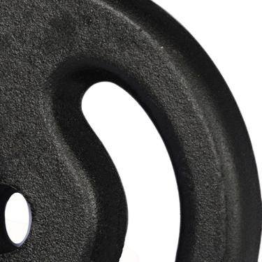 Anilha Pintada Peso Academia Musculação 3 Kg - Preto