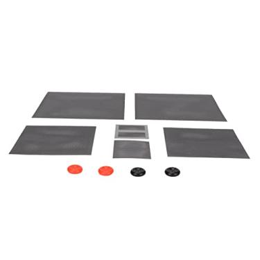 Imagem de Proteção de filtro de poeira de jogo, design simples, filtro de poeira resistente à ferrugem, rede de ventilação, pequenos orifícios com 4 alças de silicone para console de jogos