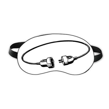 Imagem de Tomada de cabo de carregamento padrão Sleep Eye Shield Soft Night Blinfold Shade Cover