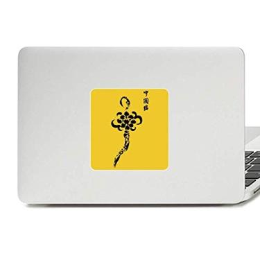 Imagem de Nó chinês pintura decalque vinil paster laptop adesivo decoração PC