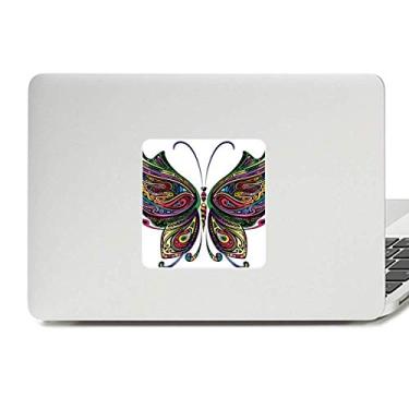 Imagem de Linda borboleta colorida decorativa asas decalque vinil paster laptop adesivo decoração PC