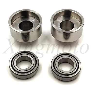 Imagem de NBX- Kit de substituição de copos para pescoço de conversão de 2,2 cm a 2,5 cm Evo Front End para compatível com Harley Ironhead Sportster