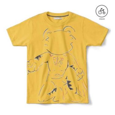 Imagem de Camiseta Tigor T. Tigre Amarela Bebê Menino Tam 2 - 10207820